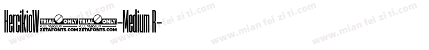 HercikioW05-Medium R字体转换